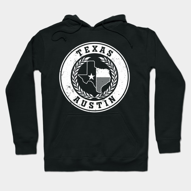 Austin Texas Hoodie by Jennifer